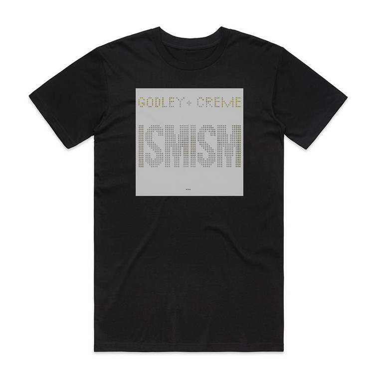 Godley and Creme Ismism Album Cover T-Shirt Black