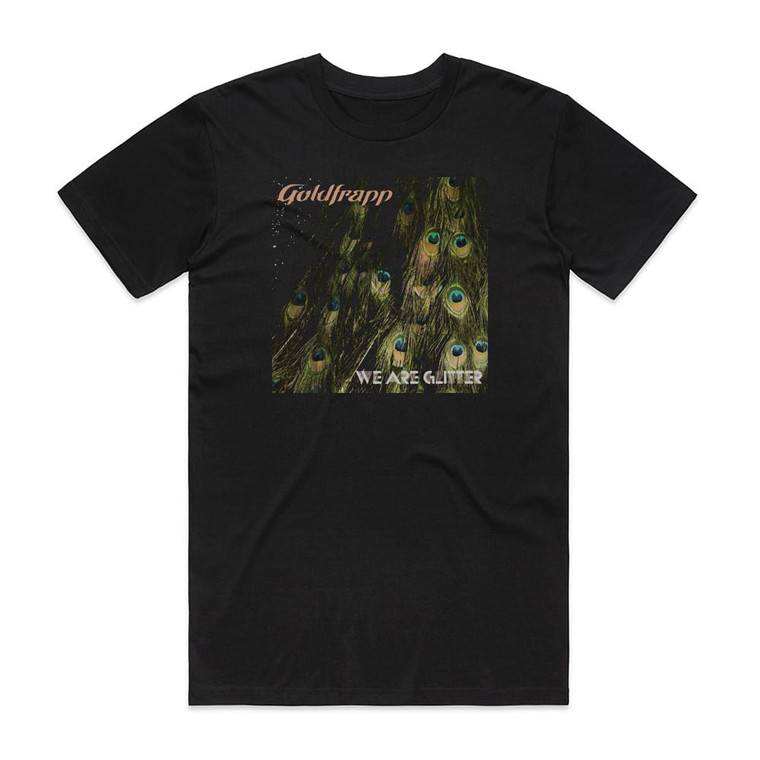 Goldfrapp We Are Glitter Album Cover T-Shirt Black
