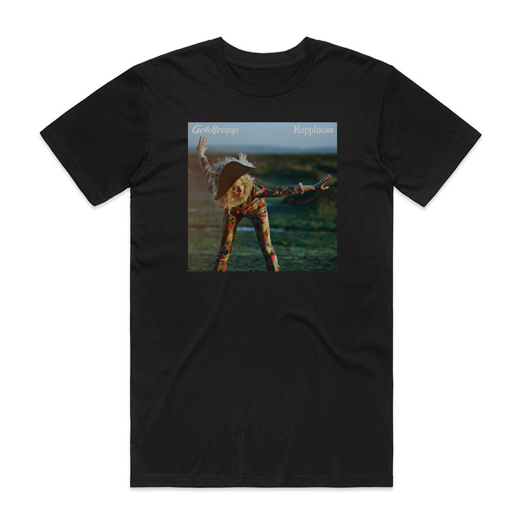 Goldfrapp Happiness 1 Album Cover T-Shirt Black