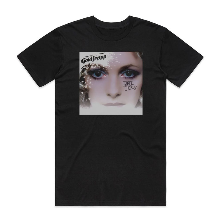 Goldfrapp Black Cherry 2 Album Cover T-Shirt Black