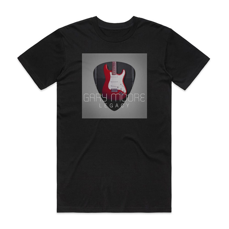 Gary Moore Legacy Album Cover T-Shirt Black