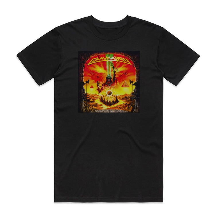 Gamma Ray Land Of The Free Ii 1 Album Cover T-Shirt Black