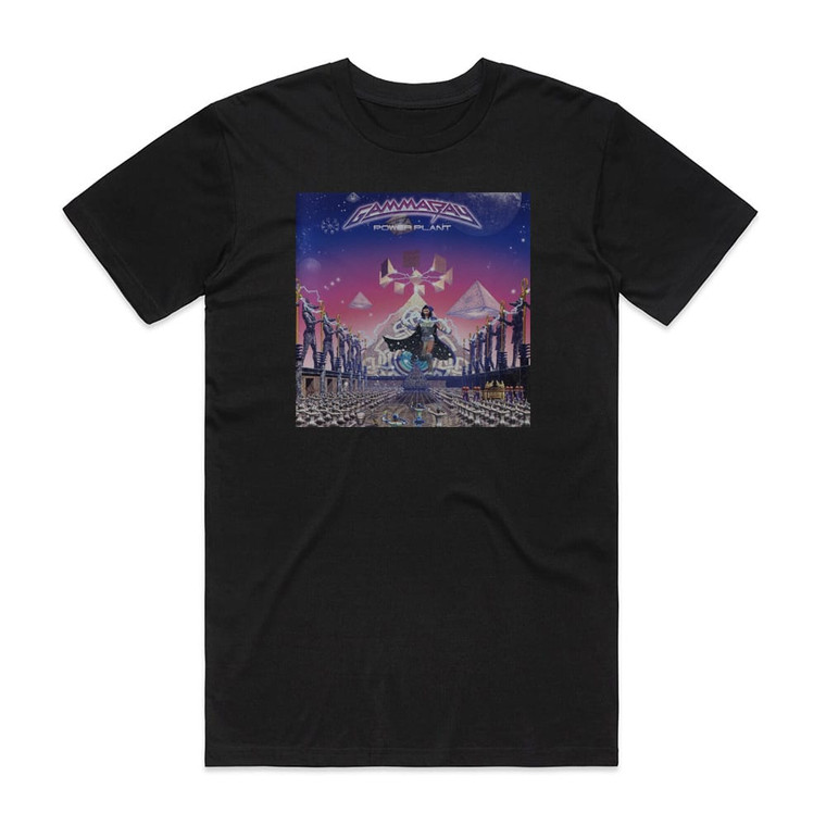 Gamma Ray Powerplant Album Cover T-Shirt Black