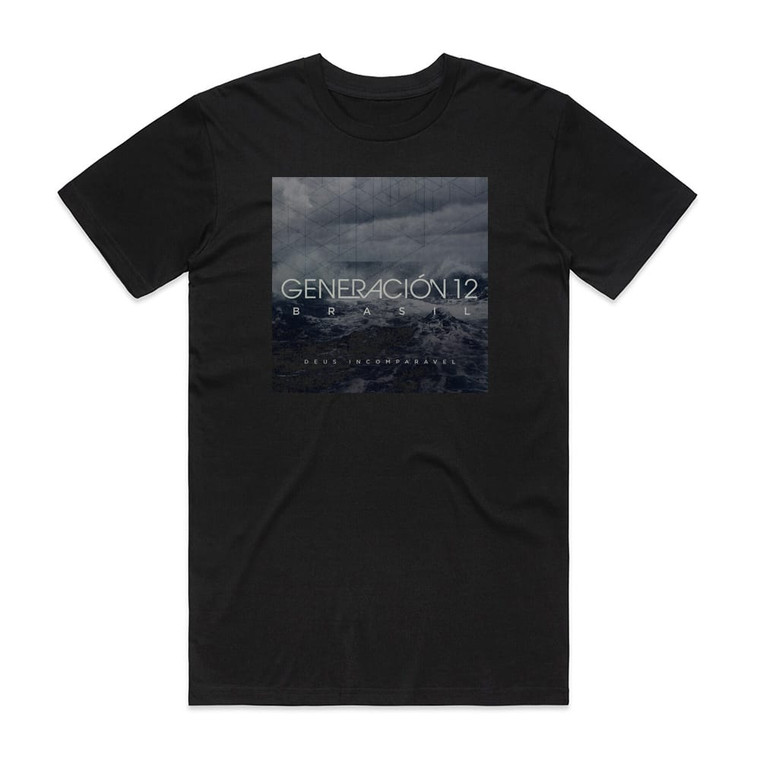Generacion 12 Deus Incomparvel Album Cover T-Shirt Black
