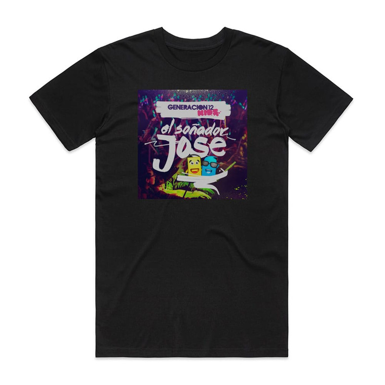 Generacion 12 El Soador Jos Album Cover T-Shirt Black