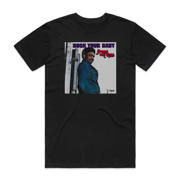 George McCrae Rock Your Baby Album Cover T-Shirt Black