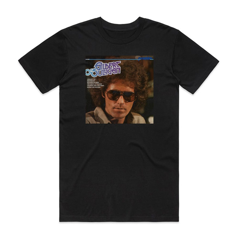 Gilbert OSullivan Gilbert Osullivan Album Cover T-Shirt Black