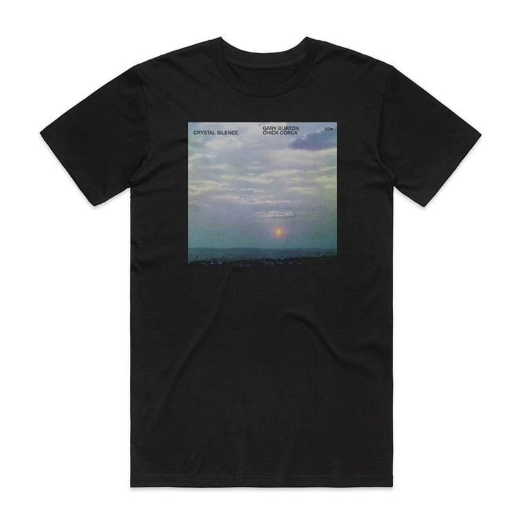 Gary Burton Crystal Silence Album Cover T-Shirt Black