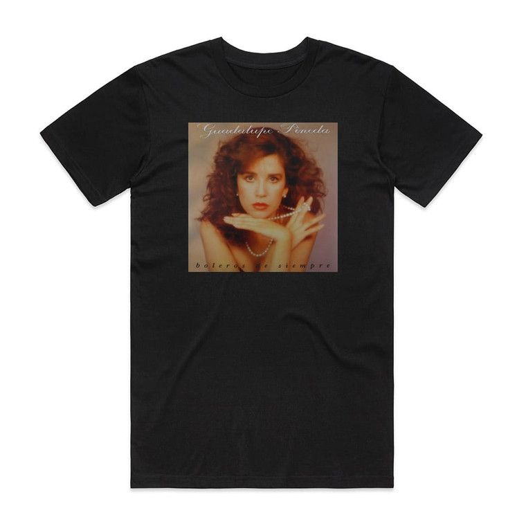 Guadalupe Pineda Boleros De Siempre Album Cover T-Shirt Black