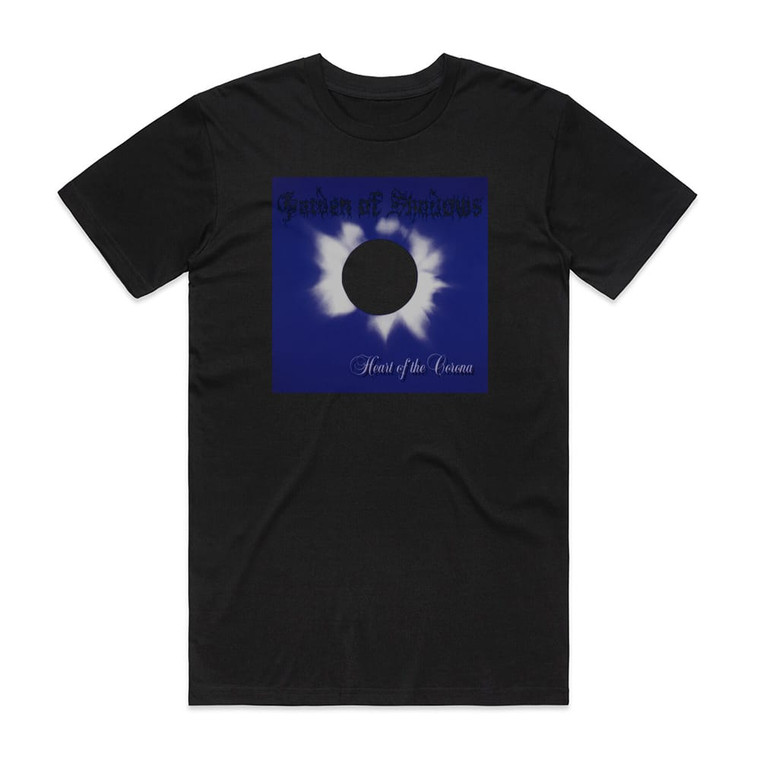 Garden of Shadows Heart Of The Corona Album Cover T-Shirt Black