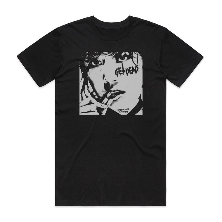 Get Dead Honesty Lives Elsewhere Album Cover T-Shirt Black