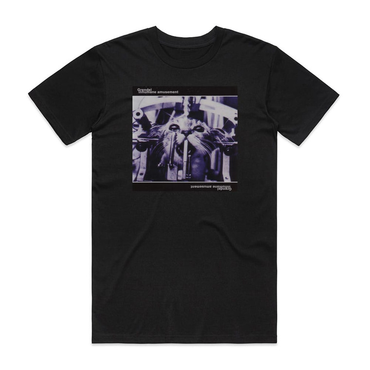Grendel Inhumane Amusement Album Cover T-Shirt Black