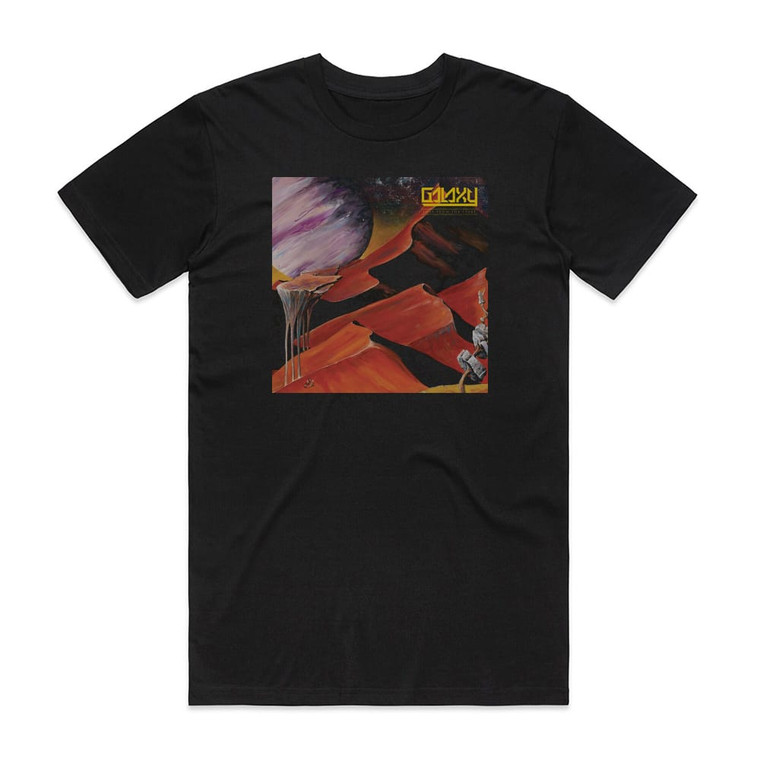 Galaxy Lost From The Start Album Cover T-Shirt Black