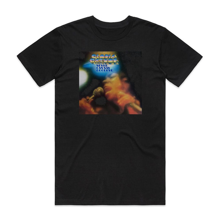 Gloria Gaynor Never Can Say Goodbye Album Cover T-Shirt Black