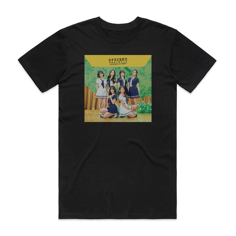 GFRIEND  Gfriend 1St Best 1 Album Cover T-Shirt Black