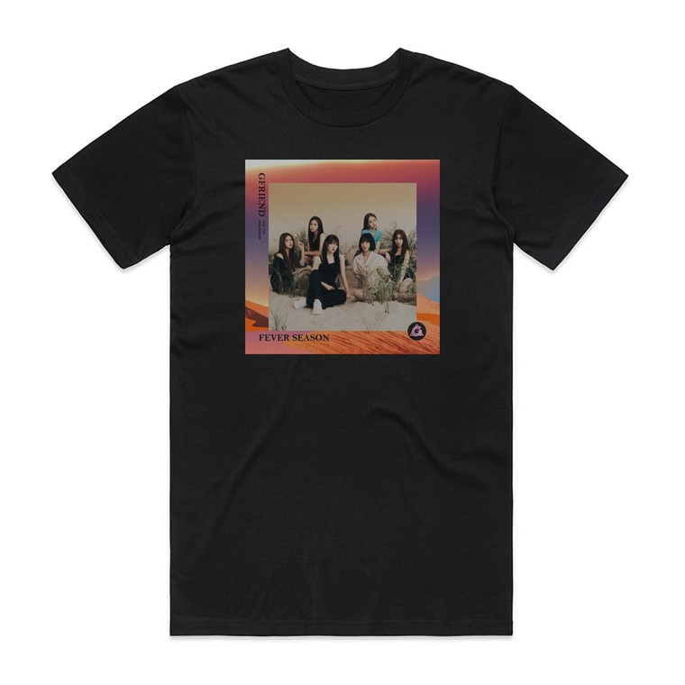 GFRIEND Fever Season Album Cover T-Shirt Black