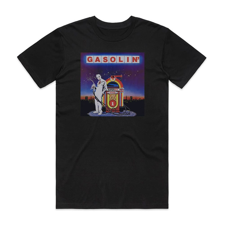 Gasolin Supermix 1 Album Cover T-Shirt Black