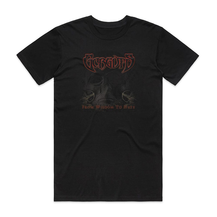 Gorguts From Wisdom To Hate Album Cover T-Shirt Black
