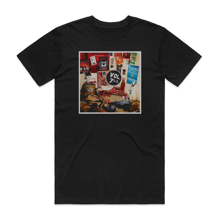 Guasones Vol 7 12 Album Cover T-Shirt Black Guasones Vol 7 12 Album Cover T-Shirt Black