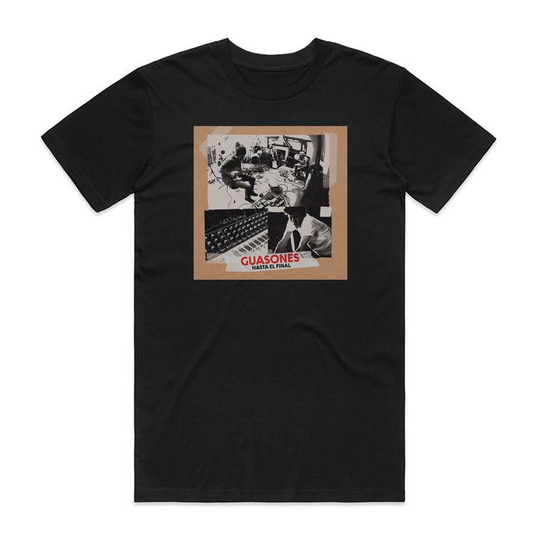 Guasones Hasta El Final Album Cover T-Shirt Black