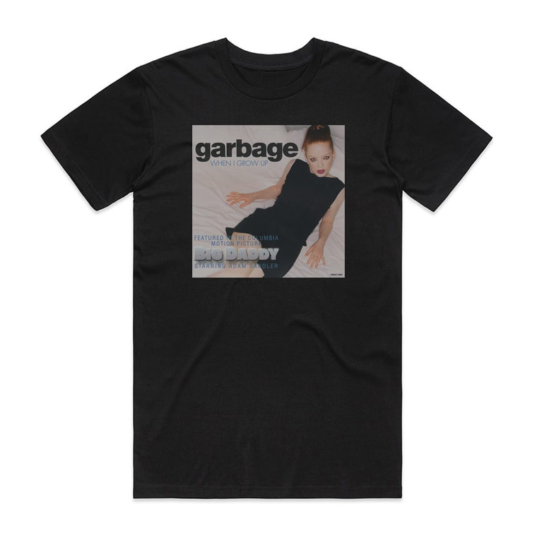 Garbage When I Grow Up Album Cover T-Shirt Black