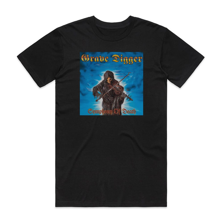 Grave Digger Symphony Of Death Album Cover T-Shirt Black