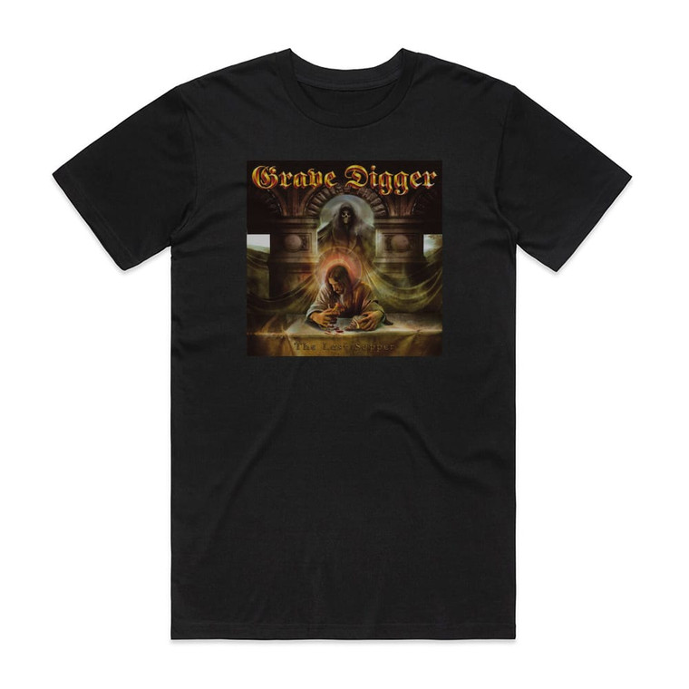 Grave Digger The Last Supper Album Cover T-Shirt Black