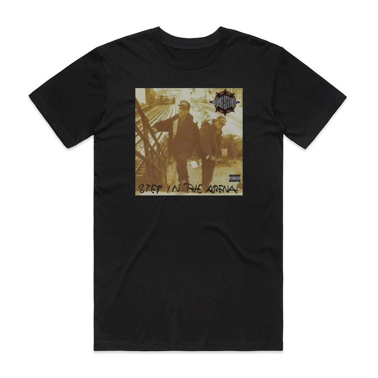 Gang Starr Step In The Arena Album Cover T-Shirt Black