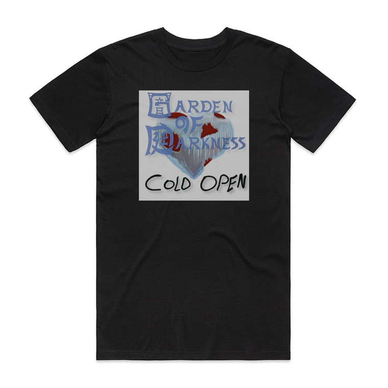 Garden of Darkness Cold Open Album Cover T-Shirt Black