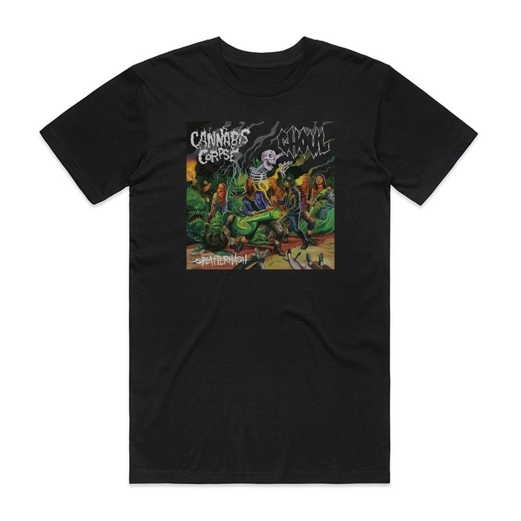 Ghoul Splatterhash Album Cover T-Shirt Black