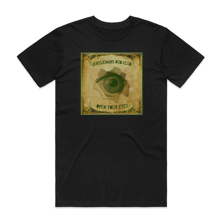 Gentlemans Dub Club Open Your Eyes Album Cover T-Shirt Black