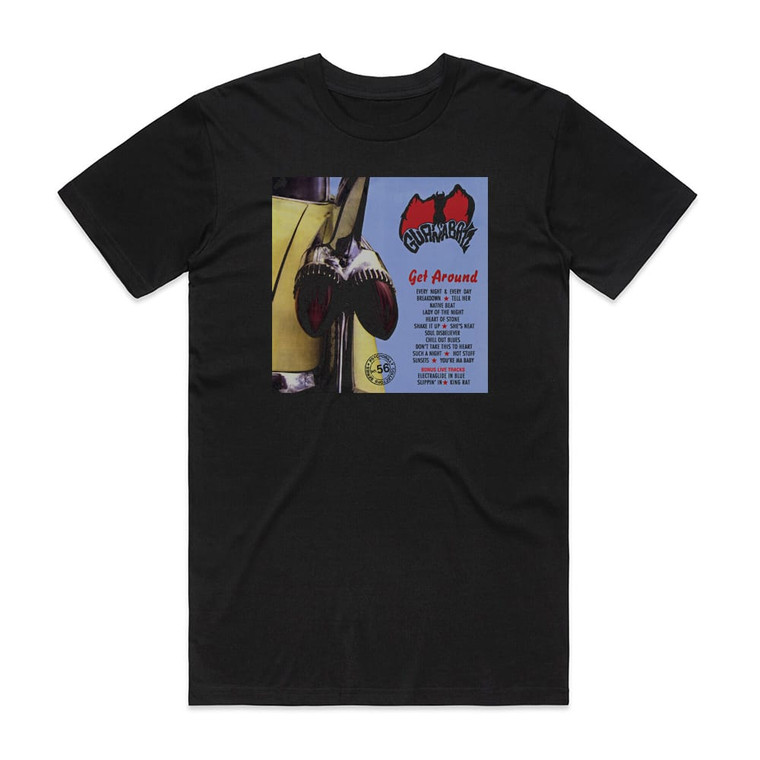Guana Batz Get Around Album Cover T-Shirt Black