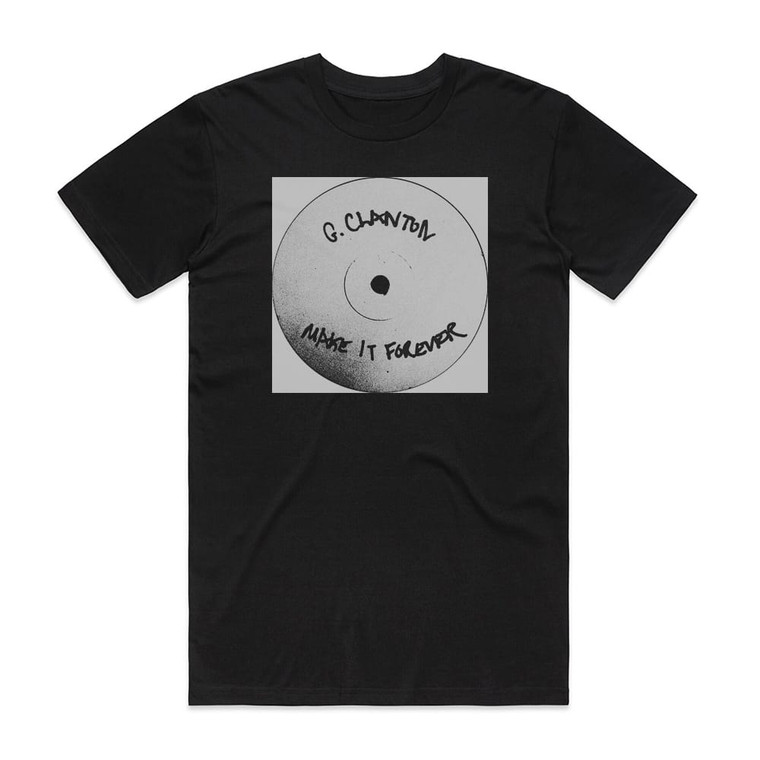 George Clanton Make It Forever Album Cover T-Shirt Black