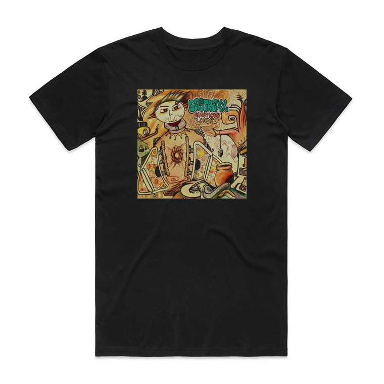 GastraxX Questions Loaded Album Cover T-Shirt Black