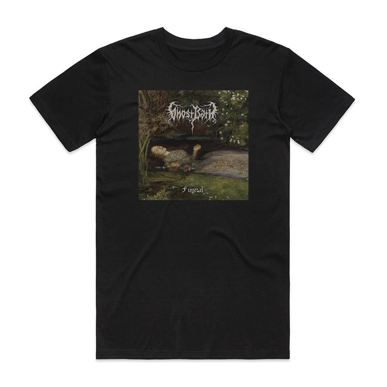 Ghost Bath Funeral Album Cover T-Shirt Black Ghost Bath Funeral Album Cover T-Shirt Black