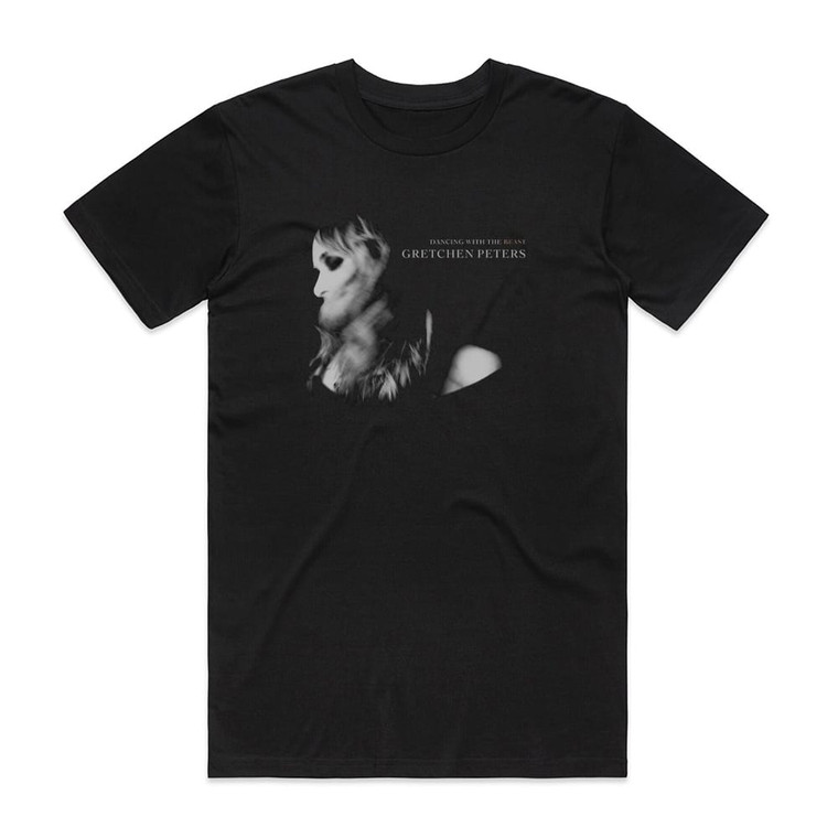 Gretchen Peters Dancing With The Beast Album Cover T-Shirt Black