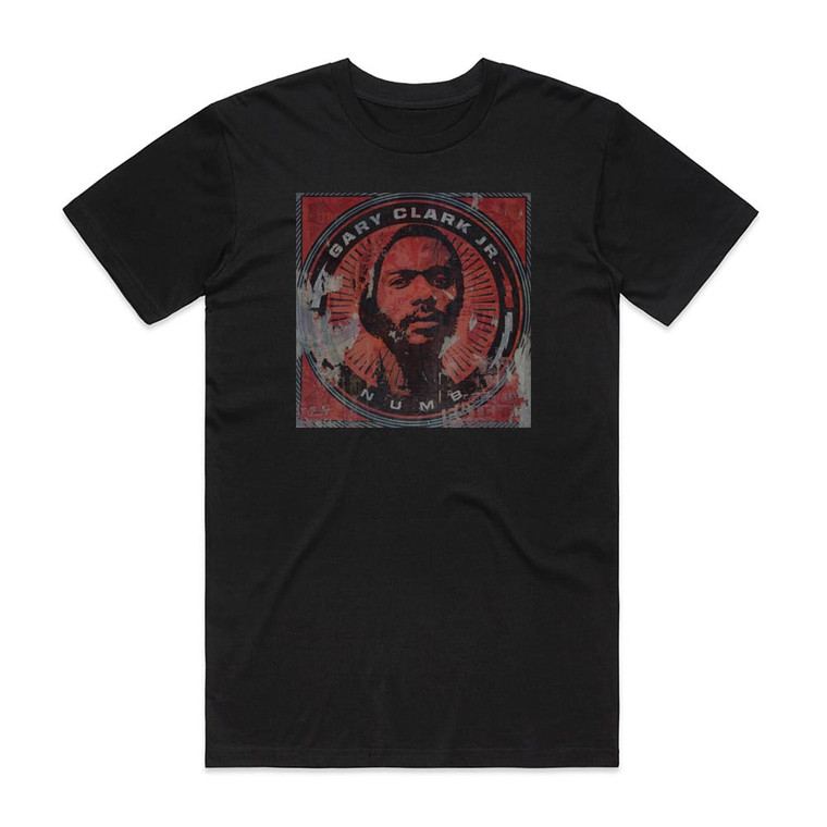 Gary Clark Jr Numb Album Cover T-Shirt Black