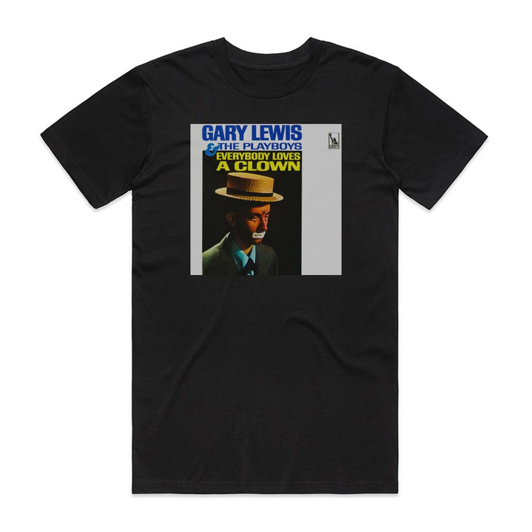 Gary Lewis and The Playboys Everybody Loves A Clown Album Cover T-Shirt Black