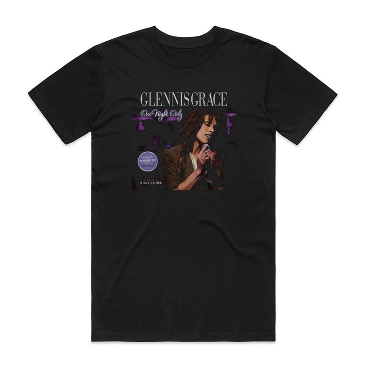 Glennis Grace One Night Only Album Cover T-Shirt Black