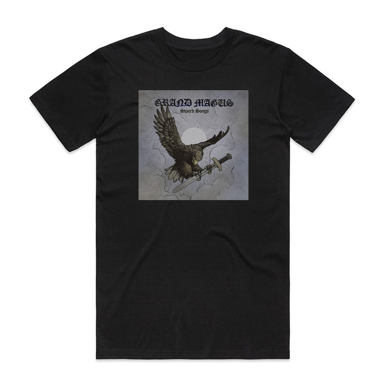 Grand Magus Sword Songs Album Cover T-Shirt Black