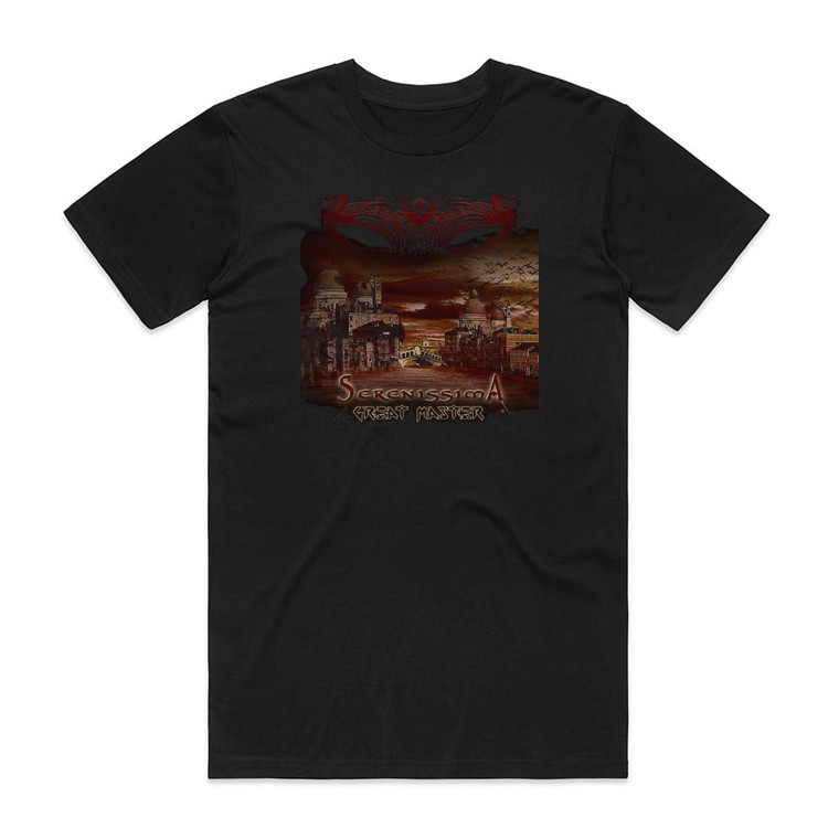 Great Master Serenissima Album Cover T-Shirt Black