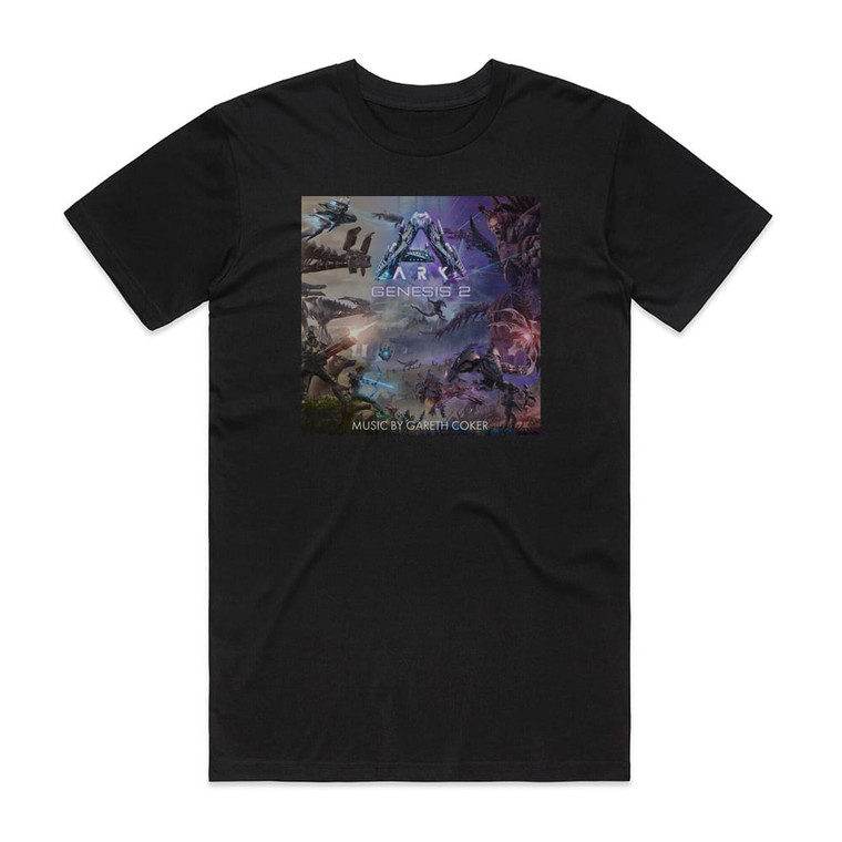 Gareth Coker Ark Genesis Part Two Original Game Soundtrack Album Cover T-Shirt Black