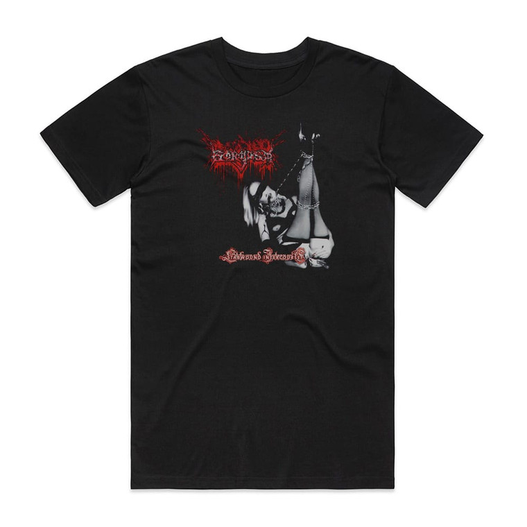 Gorgasm Stabwound Intercourse Album Cover T-Shirt Black