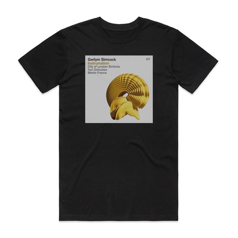 Gwilym Simcock Instrumation Album Cover T-Shirt Black
