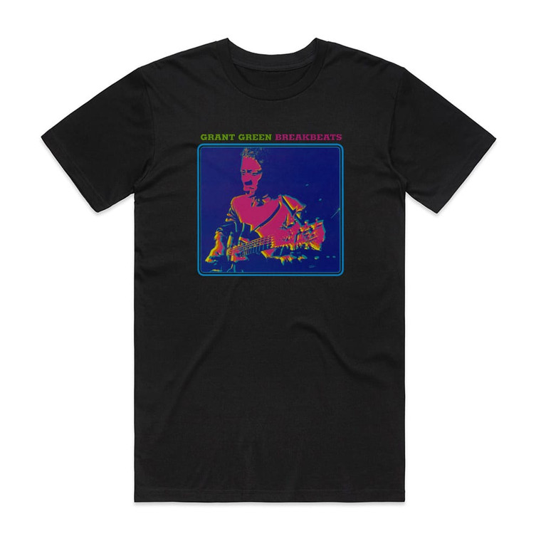 Grant Green Blue Breakbeats Album Cover T-Shirt Black