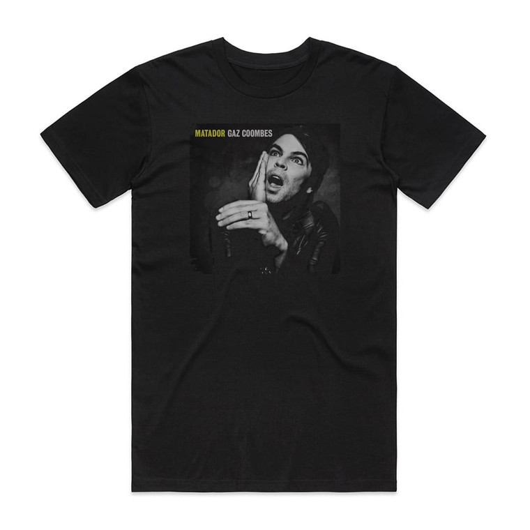 Gaz Coombes Matador Album Cover T-Shirt Black