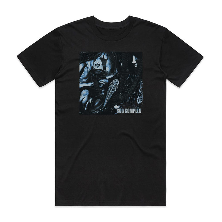 God Complex Created Sick Album Cover T-Shirt Black