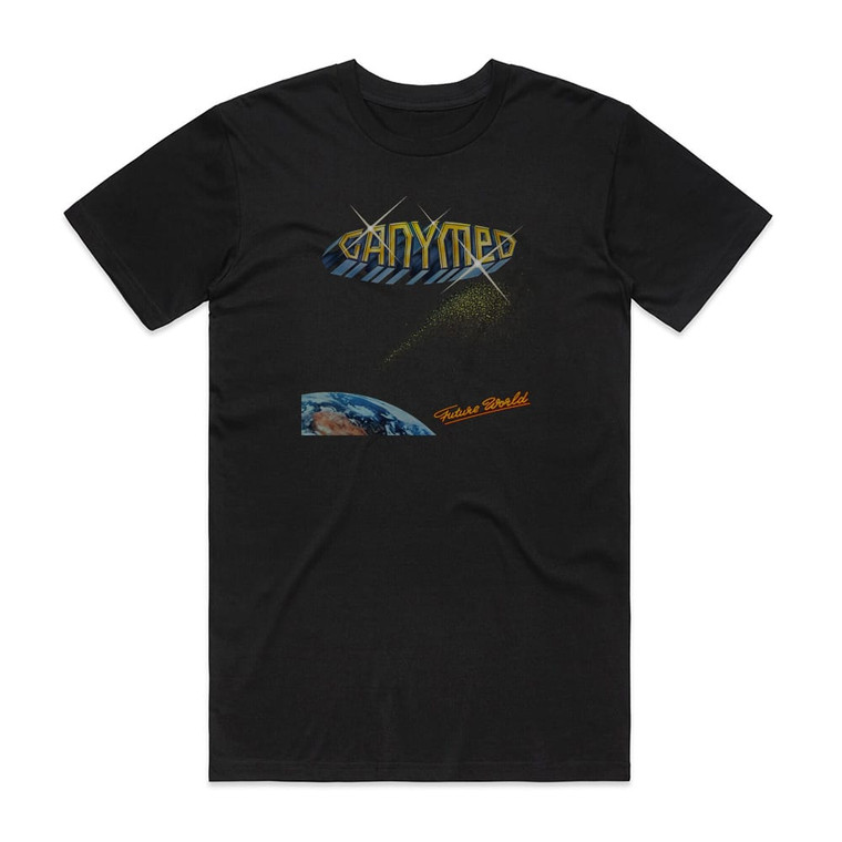 Ganymed Future World Album Cover T-Shirt Black