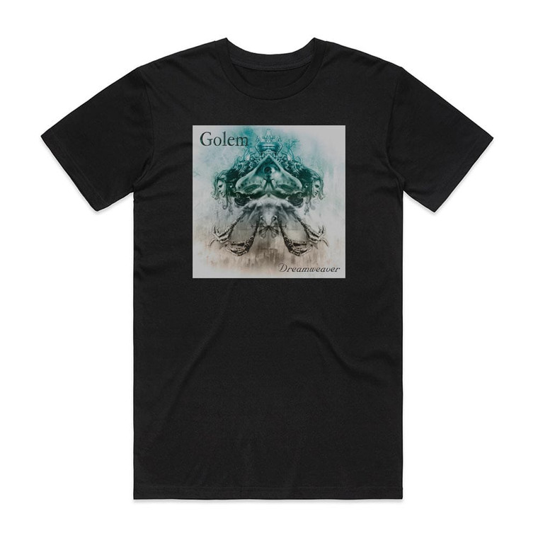 Golem Dreamweaver Album Cover T-Shirt Black