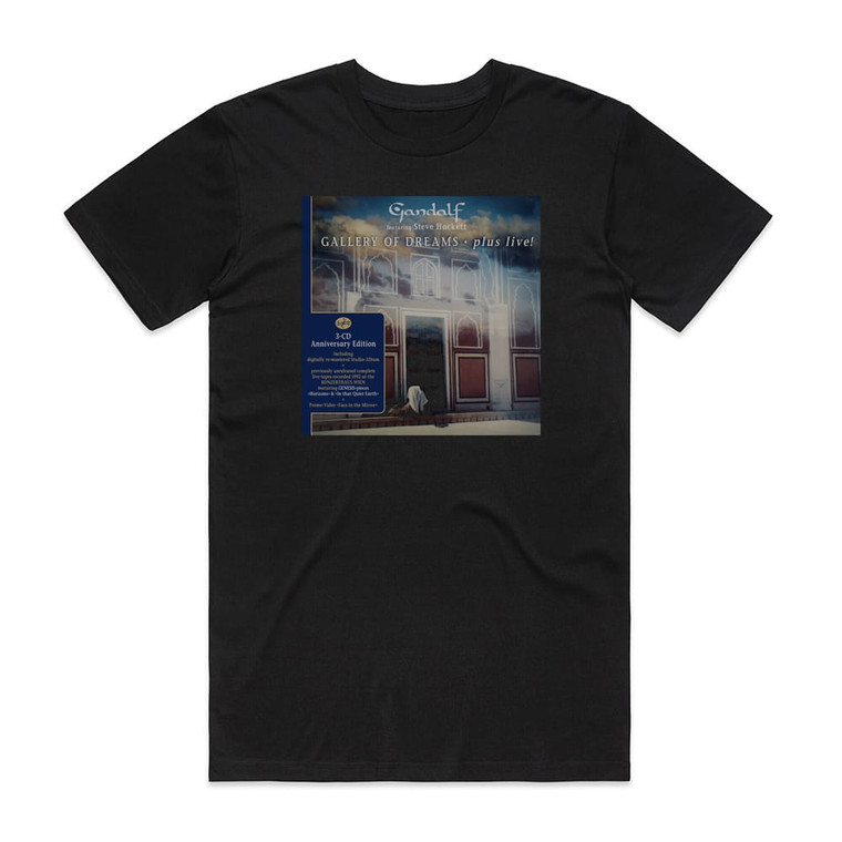 Gandalf Gallery Of Dreams Album Cover T-Shirt Black